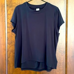 Athleta With Ease T, navy, XS